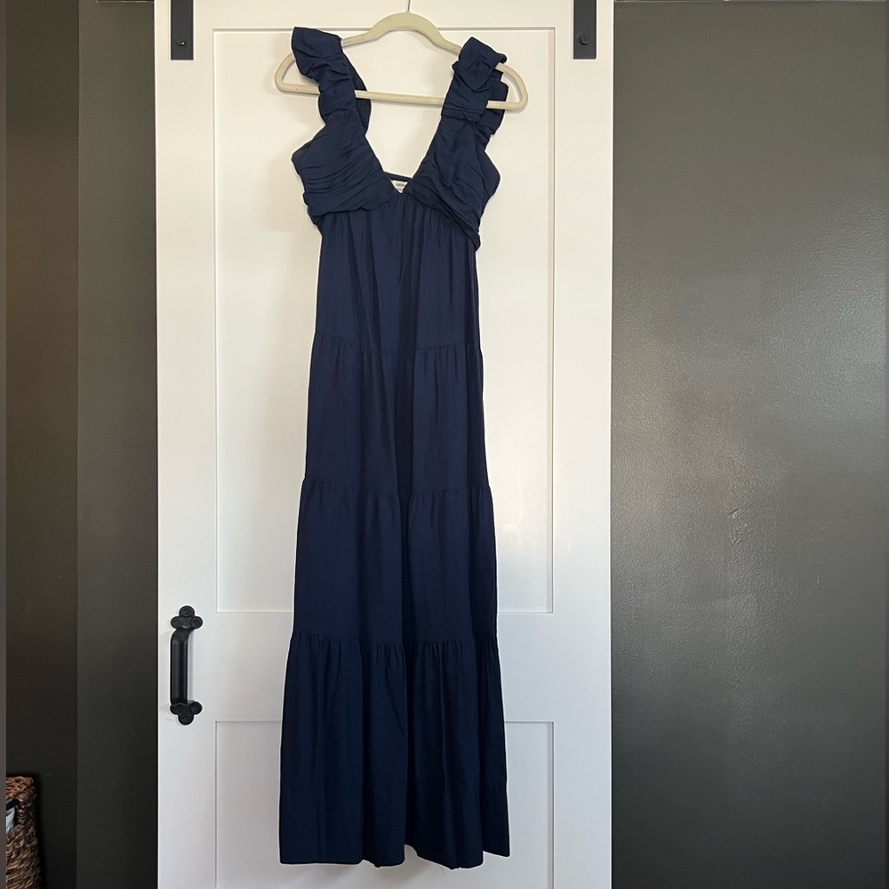 Jason Wu navy maxi dress